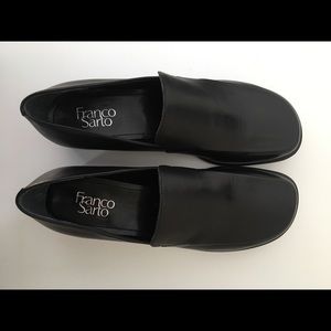 Franco Sarto Boccaccio Loafer Black Leather 8.5W